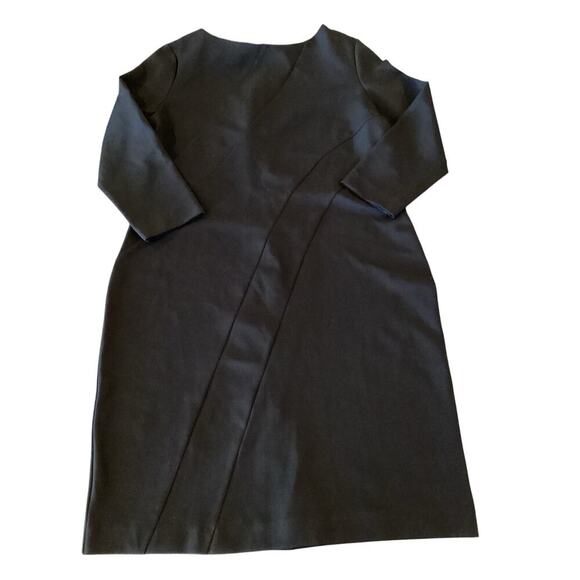 Doncaster Black Mini Shift Dress 3/4 Sleeve Formal Business Office Classic 14 - Picture 2 of 16
